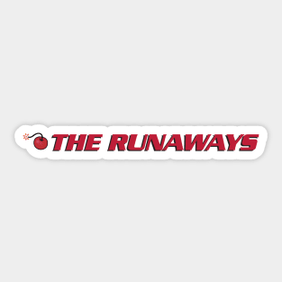 The Runaways Cherry Bomb logo Sticker